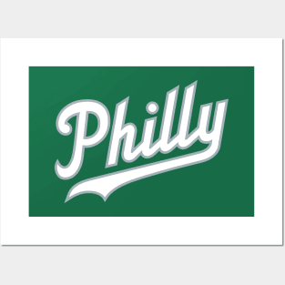 Philly Script - Green Posters and Art